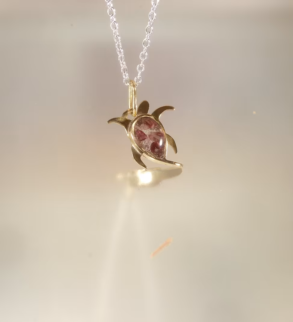Pendentif Tortue de Kemp Ether by Cloquille