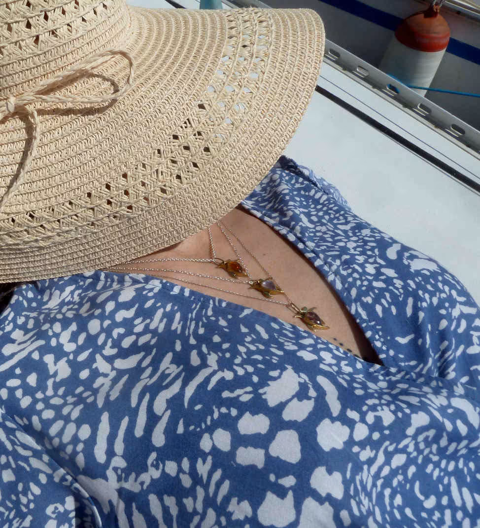 Pendentif tortue de Kemp by Cloquille Pendentif tortue de Kemp by Cloquille