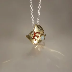 Collier mini poisson by Cloquille